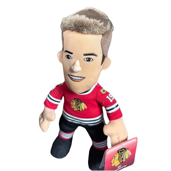 Bleacher Creatures Chicago Blackhawks NHL Plush Player #19 Jonathan Toews - Picture 1 of 8
